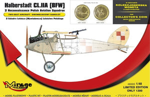 Mirage Hobby 480003 Halberstadt CL.IIA [BFW] &amp;#39;2e escadron de l&amp;#39;armée de l&amp;#39;air polonaise&amp;#39; (avec NUMISMAT) (1/48)