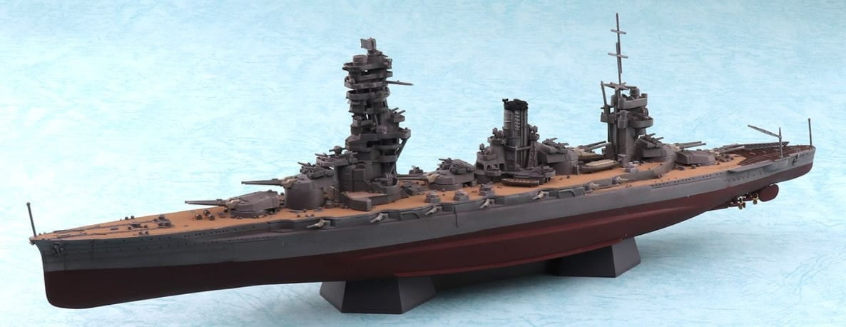 Aoshima 05977 Full Hull Model Japanese Battleship Fuso 1944 1/700 – zdjęcie 2