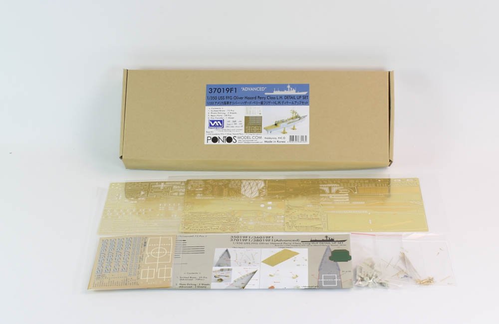 Pontos 37019F1 USS FFG Oliver Hazard Perry Class Long Hull Detail Up Set ADVANCED 1/350 – image 2