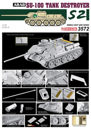 Dragon 3572 Chasseur de chars égyptien Su-100 - La guerre des Six Jours (1/35)
