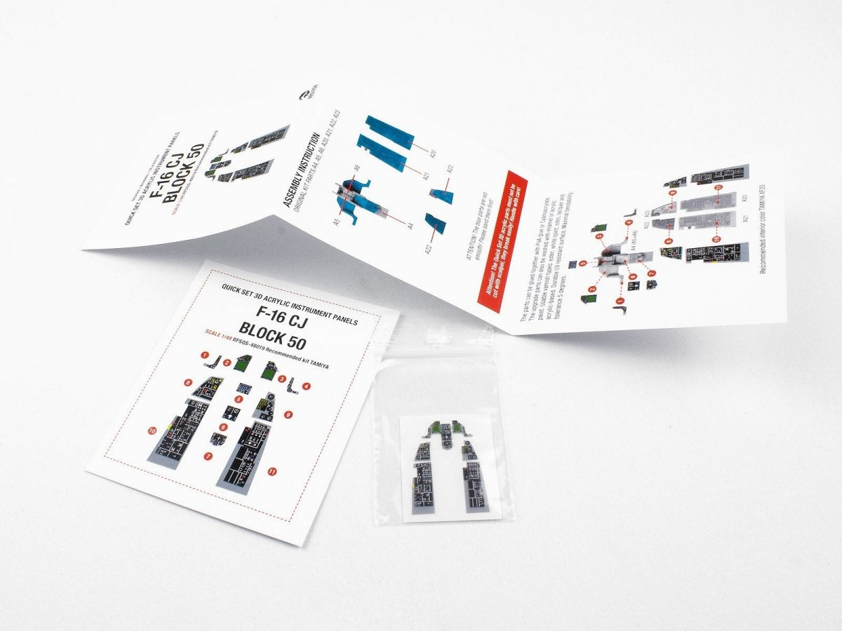 Red Fox Studio QS-48019 F-16 CJ Block 50 Tamiya 1/48 – image 3