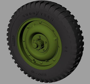 Roues de route Panzer Art RE35-527 Willys MB « Jeep » (Goodyear) 1/35
