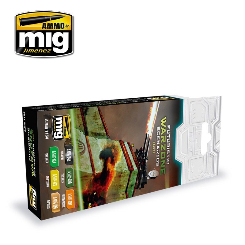AMMO Mig 7154 Scénarios de zone de guerre futuristes (6x17ml) – imagen 2