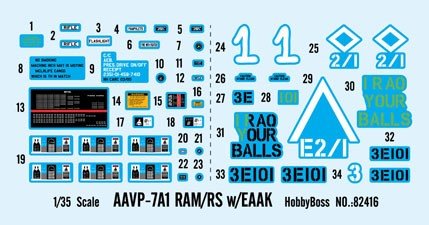 Hobby Boss 82416 AAVP-7A1 RAM/RS avec EAAK (1/35) – Bild 3