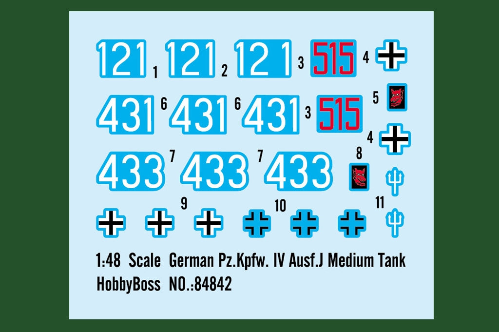 Hobby Boss 84842 Pz.Kpfw allemand. IV Ausf.J Char moyen 1/48 – image 5