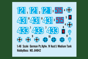 Hobby Boss 84842 Pz.Kpfw allemand. IV Ausf.J Char moyen 1/48 – image 5