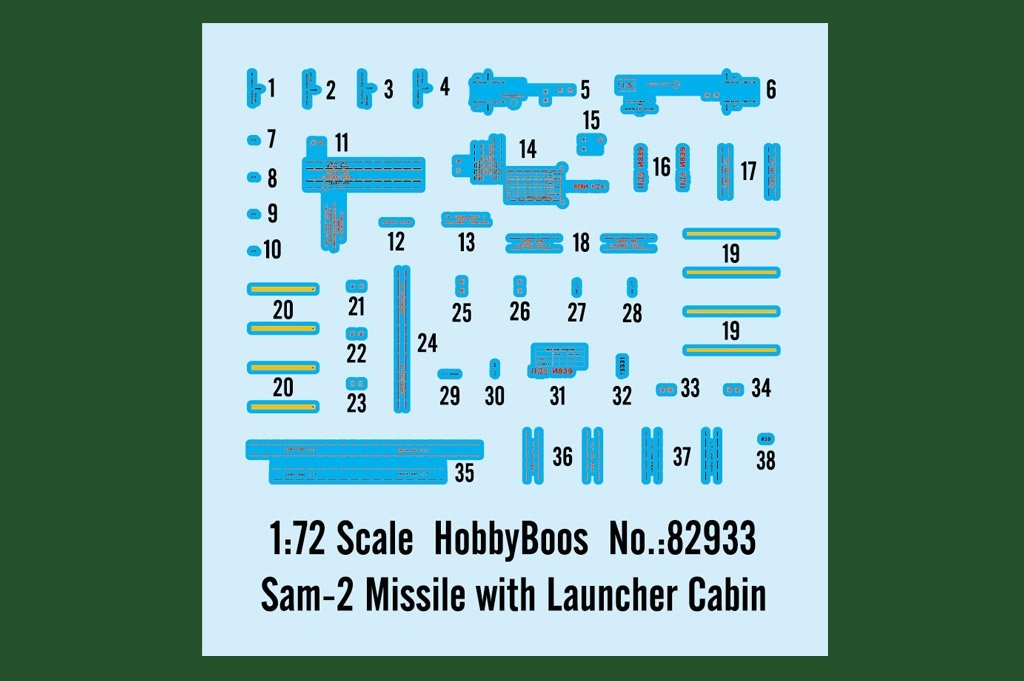 Hobby Boss 82933 Missile Sam-2 avec cabine de lancement 1/72 – image 6