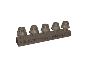 Yamamoto Model Parts YMP3512 Kit de base d&amp;#39;antenne allemande n° 1 (5 pièces) 1/35 – image 2