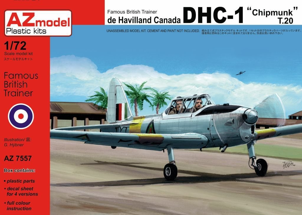 Modèle AZ7557 DHC-1 Chipmunk T.20 1/72