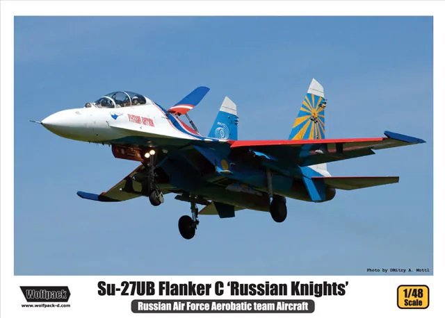 Wolfpack WP14801 Su-27UB Flanker C &amp;#39;Russian Knights&amp;#39; 1/48