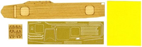 Fujimi 432526 Wood Deck Seal for IJN Aircraft Carrier Hiyo (w/2 pieces 25mm Machine Cannan) 1/700 – zdjęcie 2