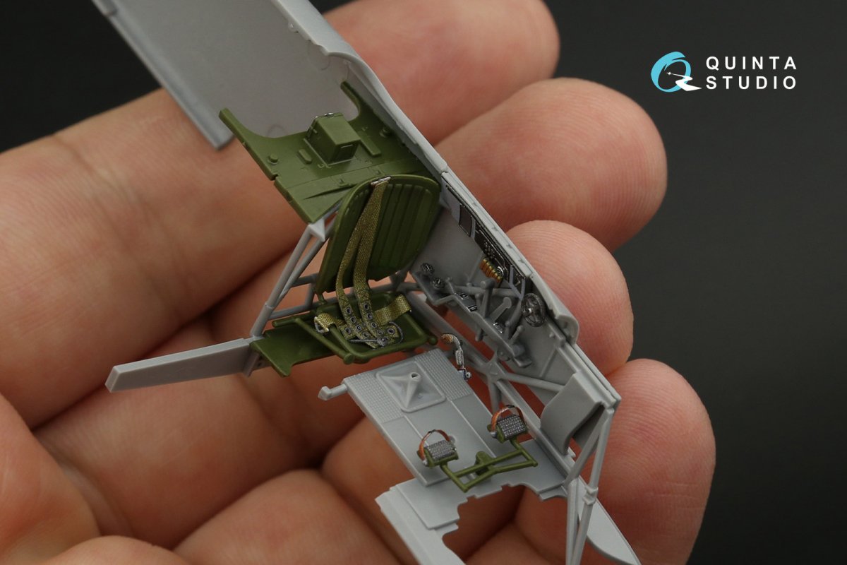 Intérieur imprimé en 3D et coloré du Yak-9D (Zvezda) par Quinta Studio QD48281, échelle 1/48 – image 6