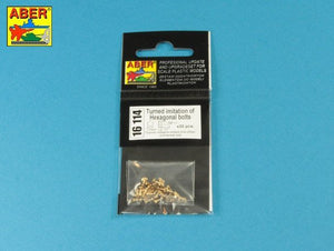 Aber 16114 AFV - Échelle 1/16 Imitation tournée de boulons hexagonaux 1,75 x 2,20 mm x 25 pièces (1/16) – image 4