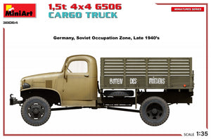 MiniArt 38064 1,5t 4×4 G506 CAMION CARGO 1/35 – Bild 6