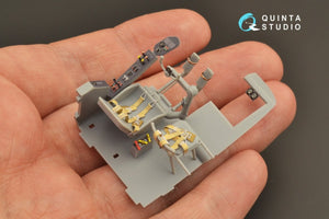 Intérieur imprimé en 3D et coloré sur papier décalcomanie (ICM) Quinta Studio QD48266 He 111H-3/H-6 1/48 – immagine 6