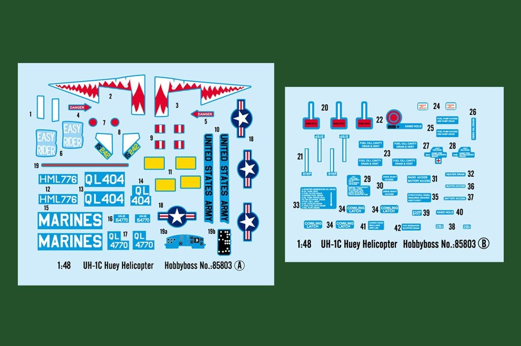 Hobby Boss 85803 Hélicoptère UH-1C Huey (1/48) – image 4