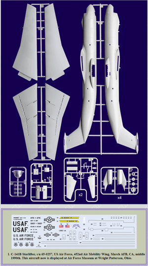 Roden 325 Lockheed C141 B Starlifter 1/144 – zdjęcie 2
