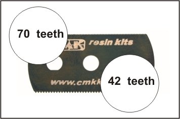 Scie CMK H1000 Ultra lisse et extra lisse (2 faces) 1 pièce