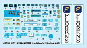 Système de manutention de charge Trumpeter 01053 M1120 HEMTT (côté gauche) 1/35 – image 3