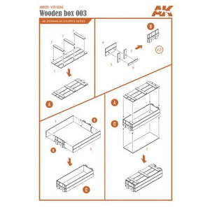 AK Interactive AK8225 BOÎTE EN BOIS DÉCOUPÉE AU LASER 003 (5 UNITÉS) – image 4