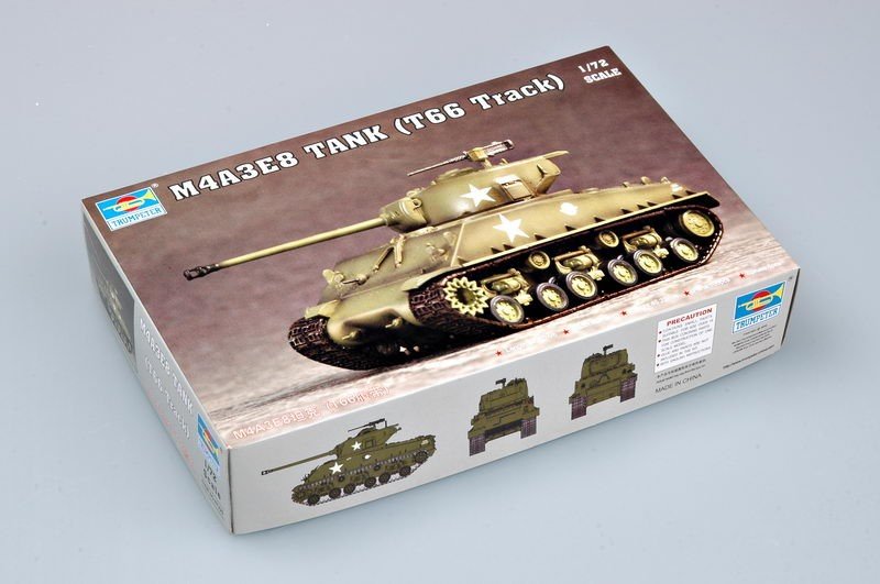 Trumpeter 07225 Char M4A3E8 (chenille T66) (1/72) – image 2