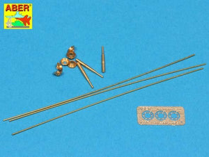 Ensemble d&amp;#39;antennes Aber R-33 pour chars russes tels que : T-34 ; T-55 ; T-62 ; T-72 et autres AVF (1/35)