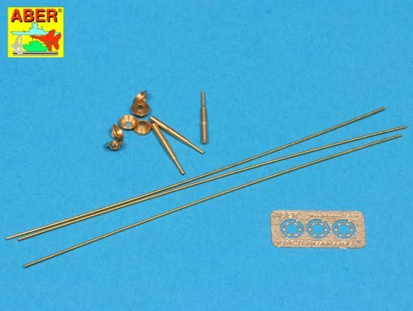 Ensemble d&amp;#39;antennes Aber R-33 pour chars russes tels que : T-34 ; T-55 ; T-62 ; T-72 et autres AVF (1/35)