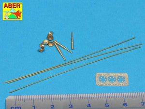 Ensemble d&amp;#39;antennes Aber R-33 pour chars russes tels que : T-34 ; T-55 ; T-62 ; T-72 et autres AVF (1/35) – image 2