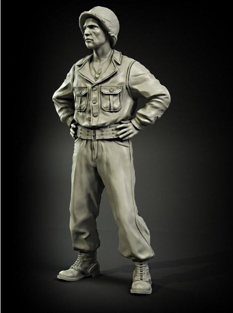 Panzer Art FI35-014 Commandant de char PTO de l'armée américaine 1/35