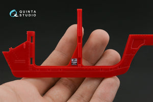 Intérieur imprimé en 3D et coloré sur papier décalcomanie Quinta Studio QD24004 Hummer H1 (MENG) 1/24 – image 12