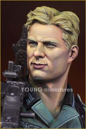 Young Miniatures YM1829 GERMANMG34 GUNNER 1941 1/10 – image 7
