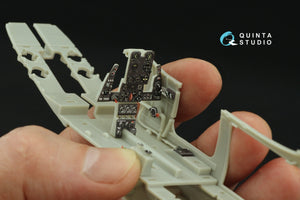 Intérieur coloré imprimé en 3D sur papier décalcomanie (KittyHawk) pour P-39Q/N Airacobra de Quinta Studio QD32216, échelle 1/32 – Bild 10