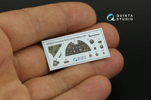 Intérieur imprimé en 3D et coloré sur papier décalcomanie Quinta Studio QD48410 pour la famille Hurricane (Arma Hobby) à l&amp;#39;échelle 1/48 – image 9
