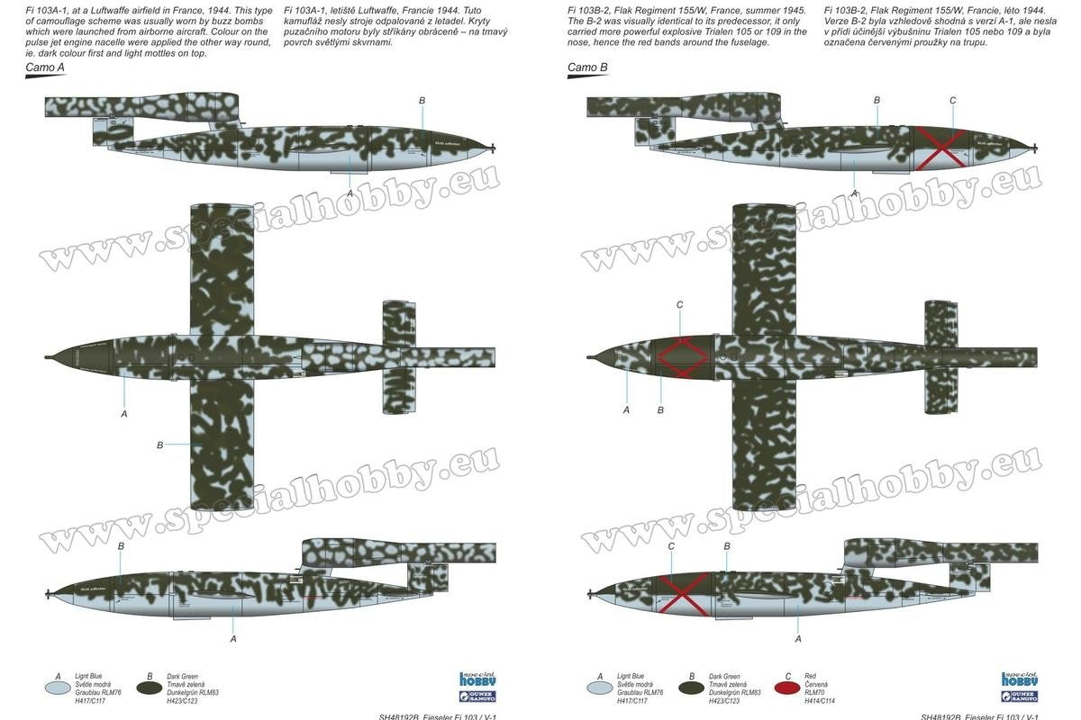 Special Hobby 48192 Spitfire Mk.XII contre la bombe volante V-1 : 2 maquettes + figurine, échelle 1/48 – image 2