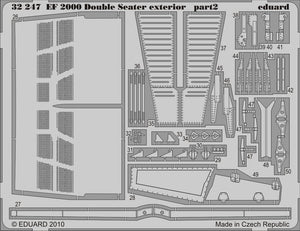 Eduard 32247 EF 2000 Trompette biplace extérieur 1/32 – immagine 2