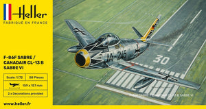Heller 80277 F-86F SABRE / CANADAIR CL-13 B SABRE VI 1/72  – image 3