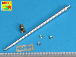 Aber 35L-036n German 7,5cmKwK42L/70 gun barrel with muzzle brake for Panther Ausf. G Late 1/35 – zdjęcie 3