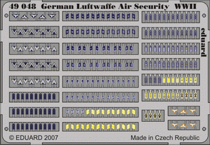 Eduard 49048 Luftwaffe allemande, sécurité aérienne, Seconde Guerre mondiale, échelle 1/48