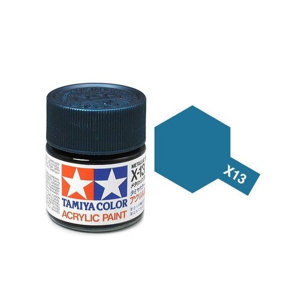 Tamiya 81013 Peinture acrylique X-13 Bleu métallisé 23 ml