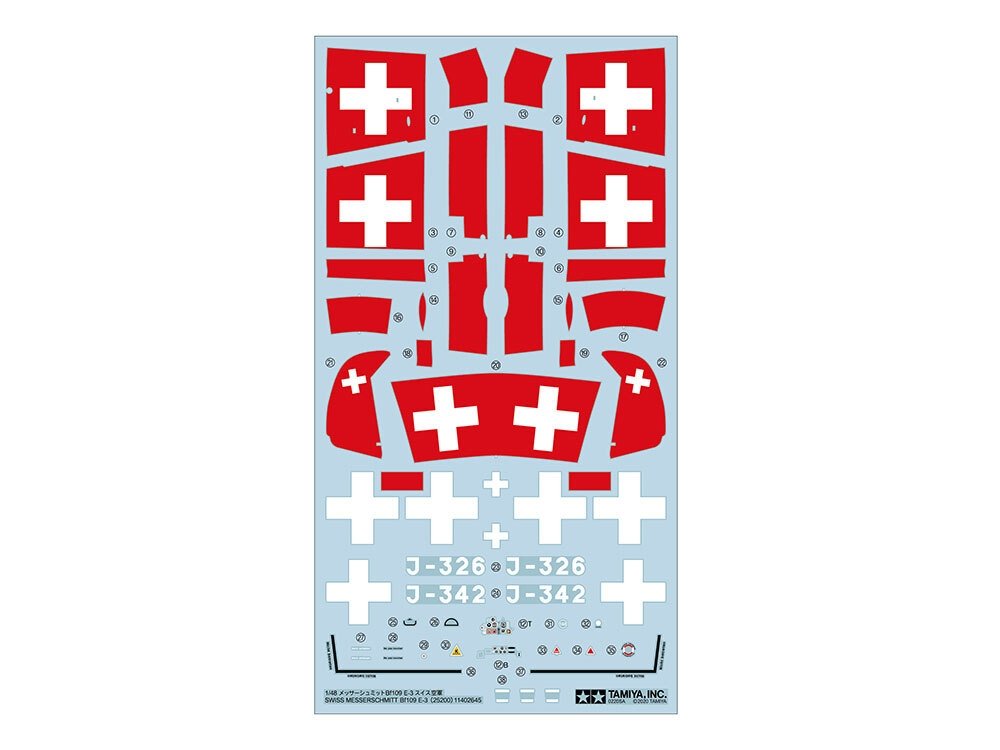 Tamiya 25200 Swiss Bf109 E-3 1/48 – zdjęcie 4