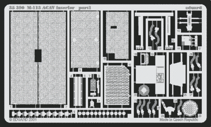 Eduard 35390 M-113 ACAV interior 1/35 Tamiya