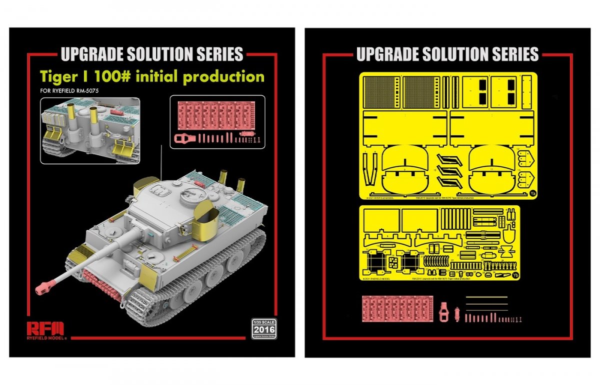 Rye Field Model 2016 Tiger I SOLUTION DE MISE À NIVEAU 1/35 