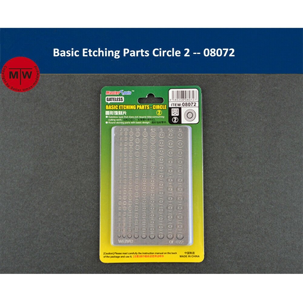 Pièces de gravure de base Trumpeter 08072 - Cercle 2