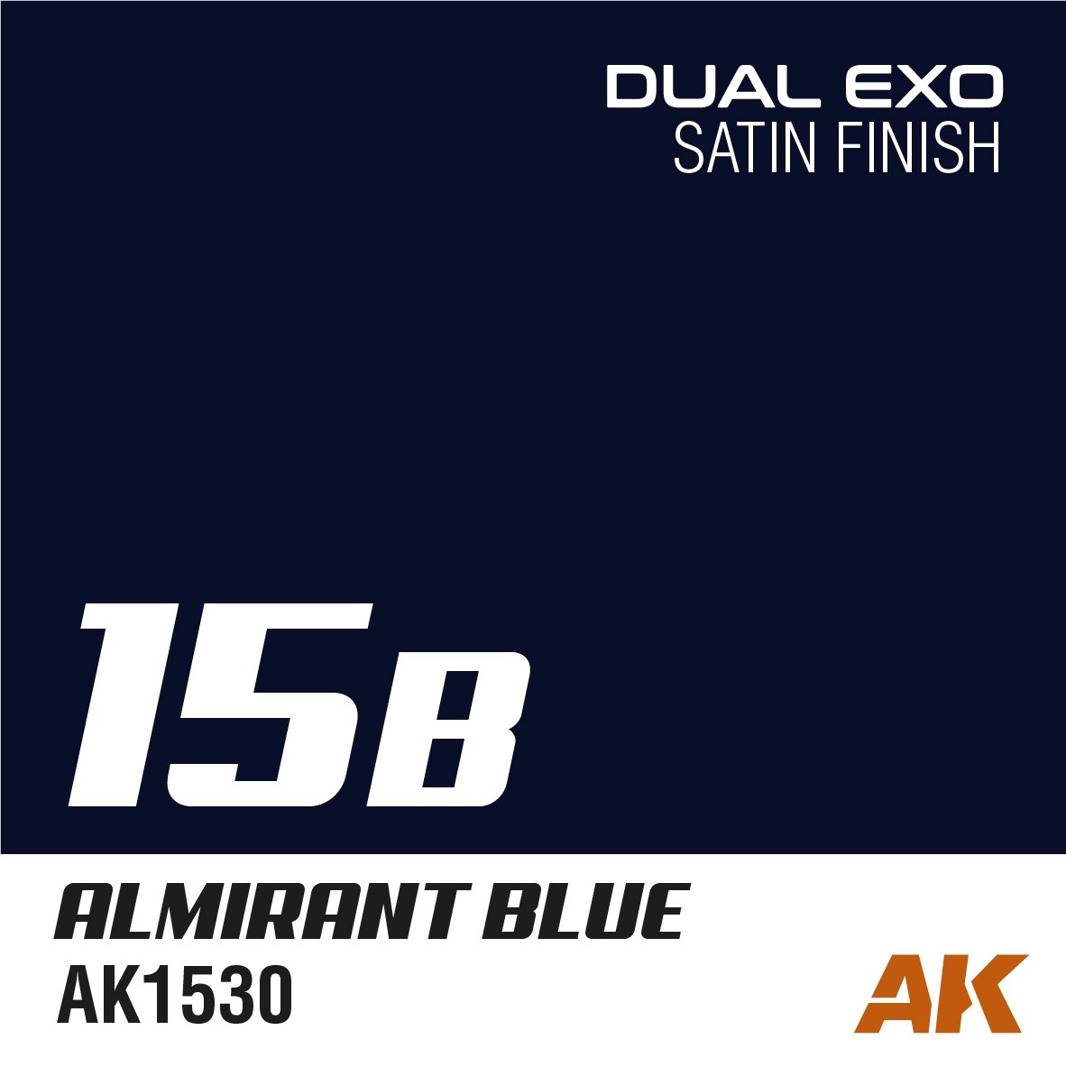 AK Interactive AK1559 DUAL EXO SET 15 – 15A ULTRA BLUE &amp;amp; 15B ALMIRANT BLUE – image 3