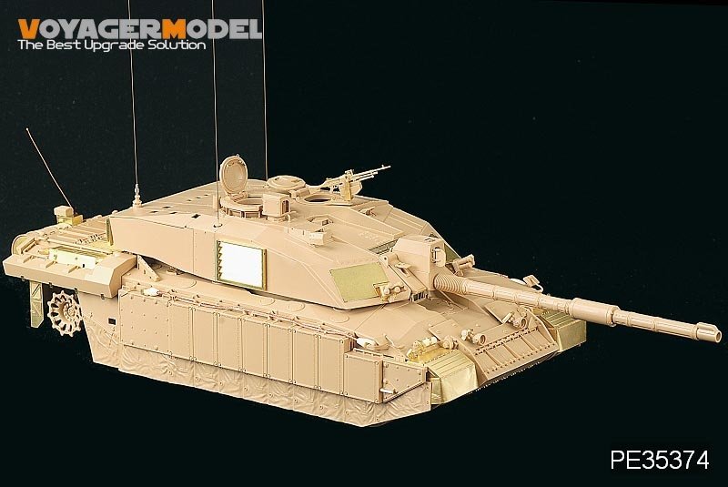 Maquette Voyager PE35374 Char de combat principal britannique Challenger 2 moderne (déserté) pour TAMIYA 35274 1/35 – immagine 4