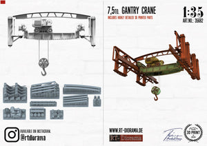 RT-Diorama 35682 Grue à portique 7,5 pouces 1/35