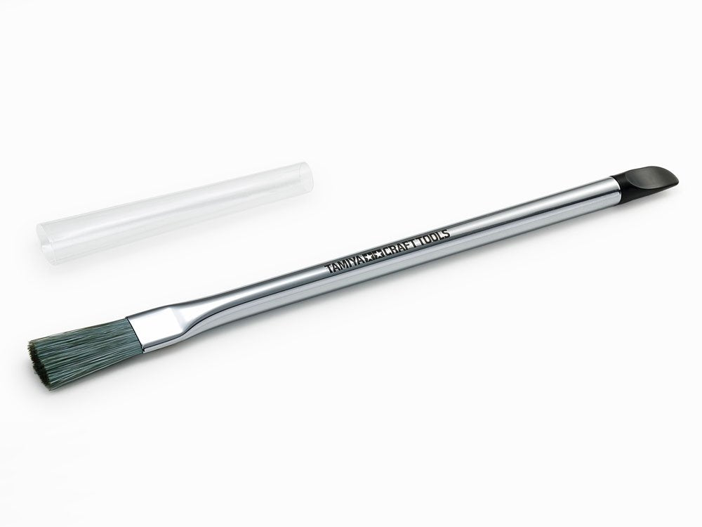 Brosse de nettoyage Tamiya 74163 Mini 4WD (avec applicateur d'autocollants)