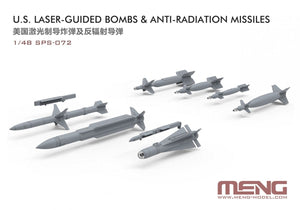 Meng Model SPS-072 US Laser Guided Bombs &amp;amp; Anti-Radiation Missiles 1/48 – zdjęcie 2