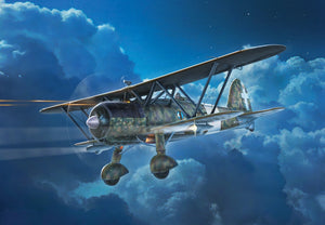 Italeri 1485 FIAT CR.42 CN Falco Chasseur de nuit 1/72