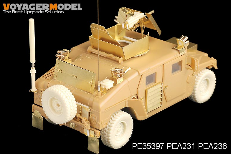 Maquette Voyager PEA236 Humvee moderne de l&amp;#39;armée américaine équipé du MK19 (kit complet) (GP) 1/35 – image 3